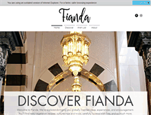 Tablet Screenshot of fianda.com